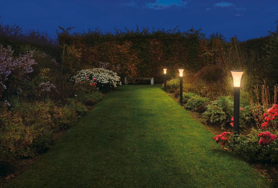 Как использовать светильники для сада?