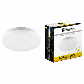 Лампа светодиодная Feron LB-452 GX53 9Вт 2700K 25832