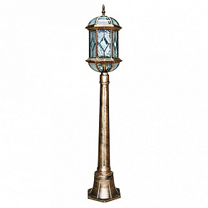 Наземный высокий светильник Feron Витраж с ромбом 11338