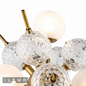 Настольная лампа декоративная iLamp Rockfeller 100T-5 MBR