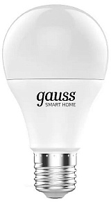 Лампа светодиодная с управлением через Wi-Fi Gauss Smart Home E27 8.5Вт 2700K 1050112