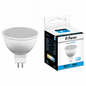 Лампа светодиодная Feron LB-560 GU5.3 9Вт 6400K 25841