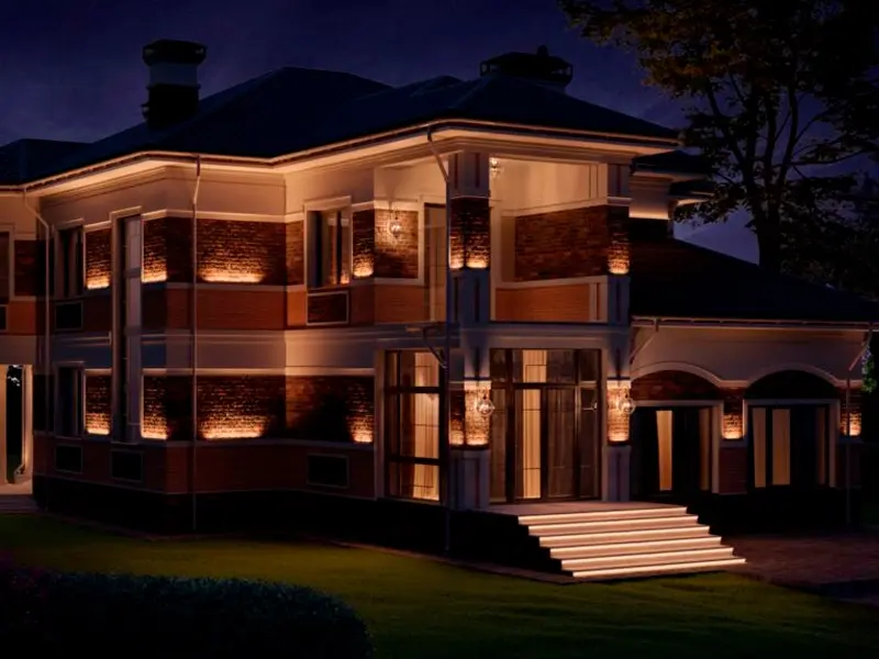 Частный дом в КП “Мэдисон Парк”, Московская область – архитектурное освещение