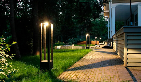 Частный загородный дом в КП "Фортуна", Московская область – ландшафтное освещение