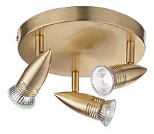 Спот Ideal Lux Alfa ALFA PL3 OTTONE SATINATO