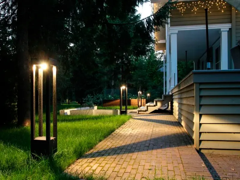 Частный загородный дом в КП "Фортуна", Московская область – ландшафтное освещение
