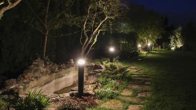 Загородный дом в Николино ГП-10, Московская область – ландшафтное освещение