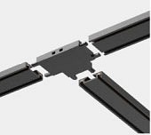 Соединитель T-образный для треков накладных Italline Kreator IT09-9030 black