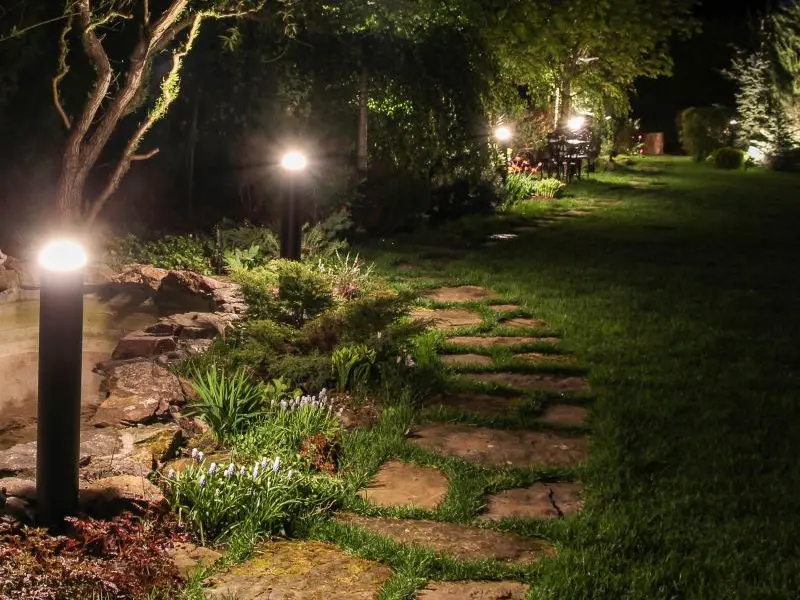 Загородный дом в Николино ГП-10, Московская область – ландшафтное освещение