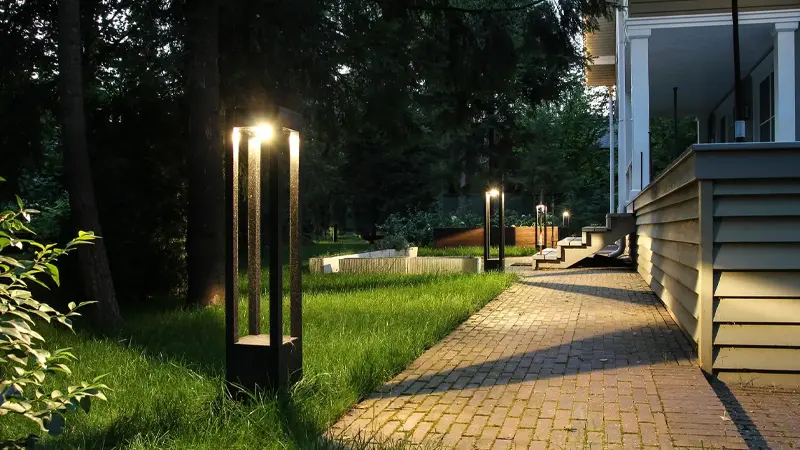 Частный загородный дом в КП "Фортуна", Московская область – ландшафтное освещение