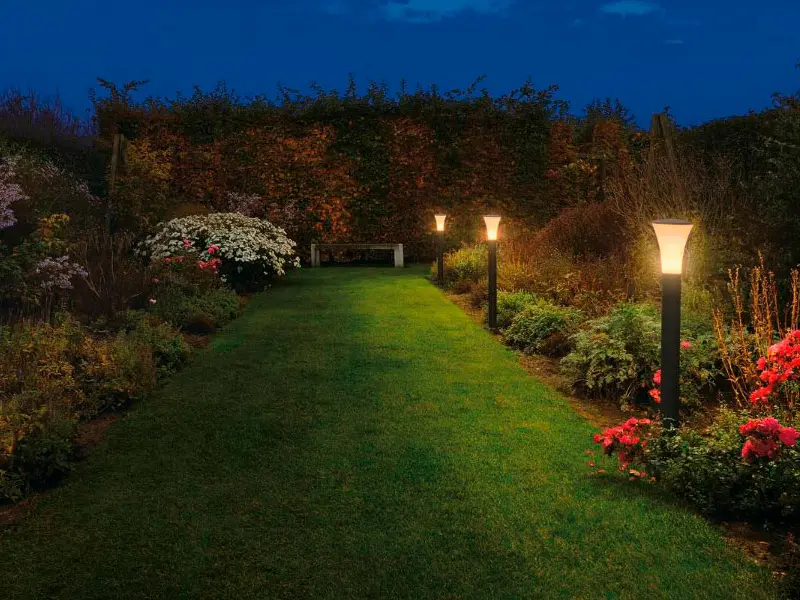 Как использовать светильники для сада?