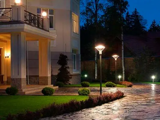 Зона въезда/входа на участок