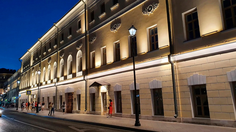 Клубный дом “Маросейка 11”, г. Москва – архитектурное освещение