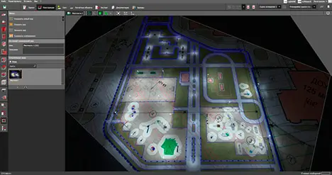 Светотехническое проектирование ландшафтного освещения объекта