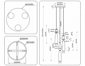Подвесной светильник Ambrella Light LH LH75367