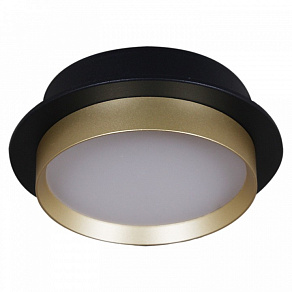 Встраиваемый светильник Reluce  53005-9.0-001RLD GX53 BK+GD