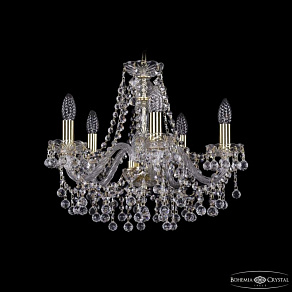 Подвесная люстра Bohemia Ivele Crystal 1409 1409/5/160 G