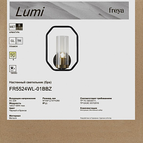Подвесной светильник Freya Lumi FR5524PL-01BBZ