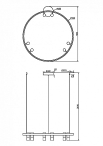 Подвесная люстра Maytoni Halo MOD102PL-L42WK