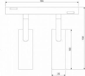 Светильник на штанге Elektrostandard Slim Magnetic a063527