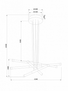 Подвесная люстра Freya Vibe FR6098PL-L64BZ