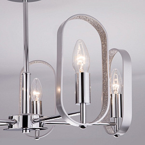 Люстра на штанге Eurosvet Maglia 60077/5 хром