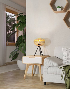 Настольная лампа декоративная Eglo Amsfield 1 43865