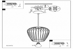 Подвесной светильник Eglo ПРОМО Newtown 49472