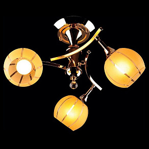 Люстра на штанге Eurosvet 3353-3457 3353/3 золото/желтый