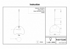 Настольная лампа декоративная Maytoni Polly MOD542TL-01W