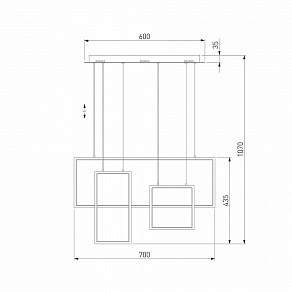 Подвесной светильник Eurosvet Direct 90178/3 сатин-никель 65W