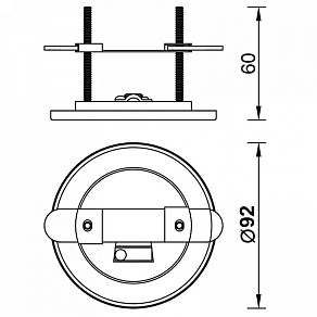 Подвесной светильник Mantra Elsa 8251+7856