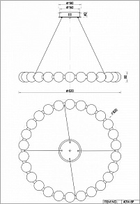 Подвесная люстра Favourite Gubbare 4014-8P