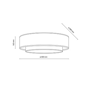 Накладной светильник TK Lighting Calisto 11046 Calisto Juta