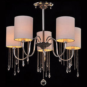Люстра на штанге Natali Kovaltseva Monza MONZA 11426/5C CHROME