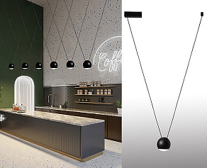 Подвесной светильник Italline IT03-1424 IT03-1425 black