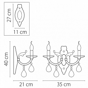 Бра Osgona Stregaro 694624