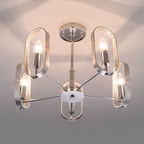 Люстра на штанге Eurosvet Maglia 60077/5 хром