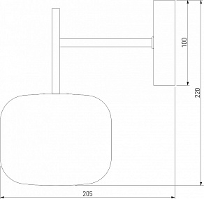 Бра Eurosvet Jar 70128/1 хром