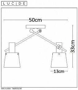 Спот Lucide Quinny 74107/12/30