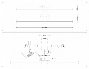Накладной светильник Ambrella Light COMFORT FL6102