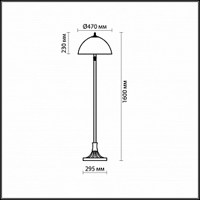 Торшер Odeon Light Traube 2267/2F