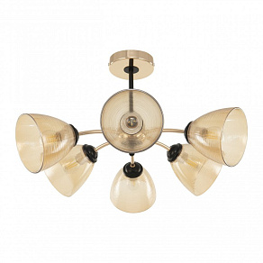 Люстра на штанге Arte Milano Napoli-329007 329007/3+3 GD.BK