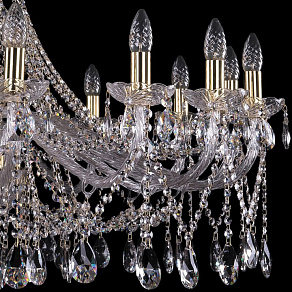 Подвесная люстра Bohemia Ivele Crystal 1413 1413/16/400/G