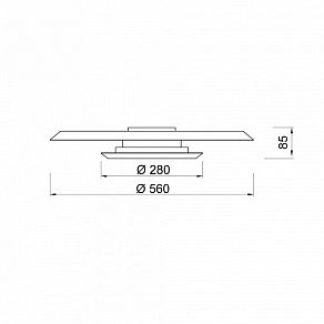 Накладной светильник Mantra Tina 9002