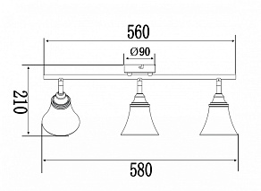 Спот Freya Jasinta FR2272-CW-03-BS