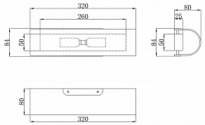 Накладной светильник Maytoni Gioia P011WL-02C