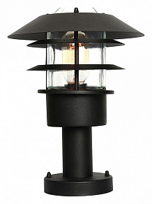 Наземный низкий светильник Elstead Lighting Helsingor HELSINGOR-PED-BK