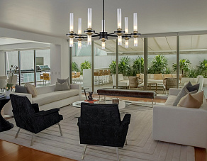 Люстра на штанге Ambrella Light HIGH LIGHT LH55353