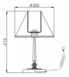 Настольная лампа декоративная Maytoni Soffia ARM095-00-N